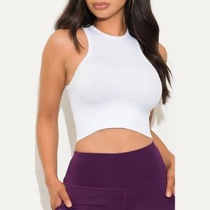 Now You Know Crop Top White